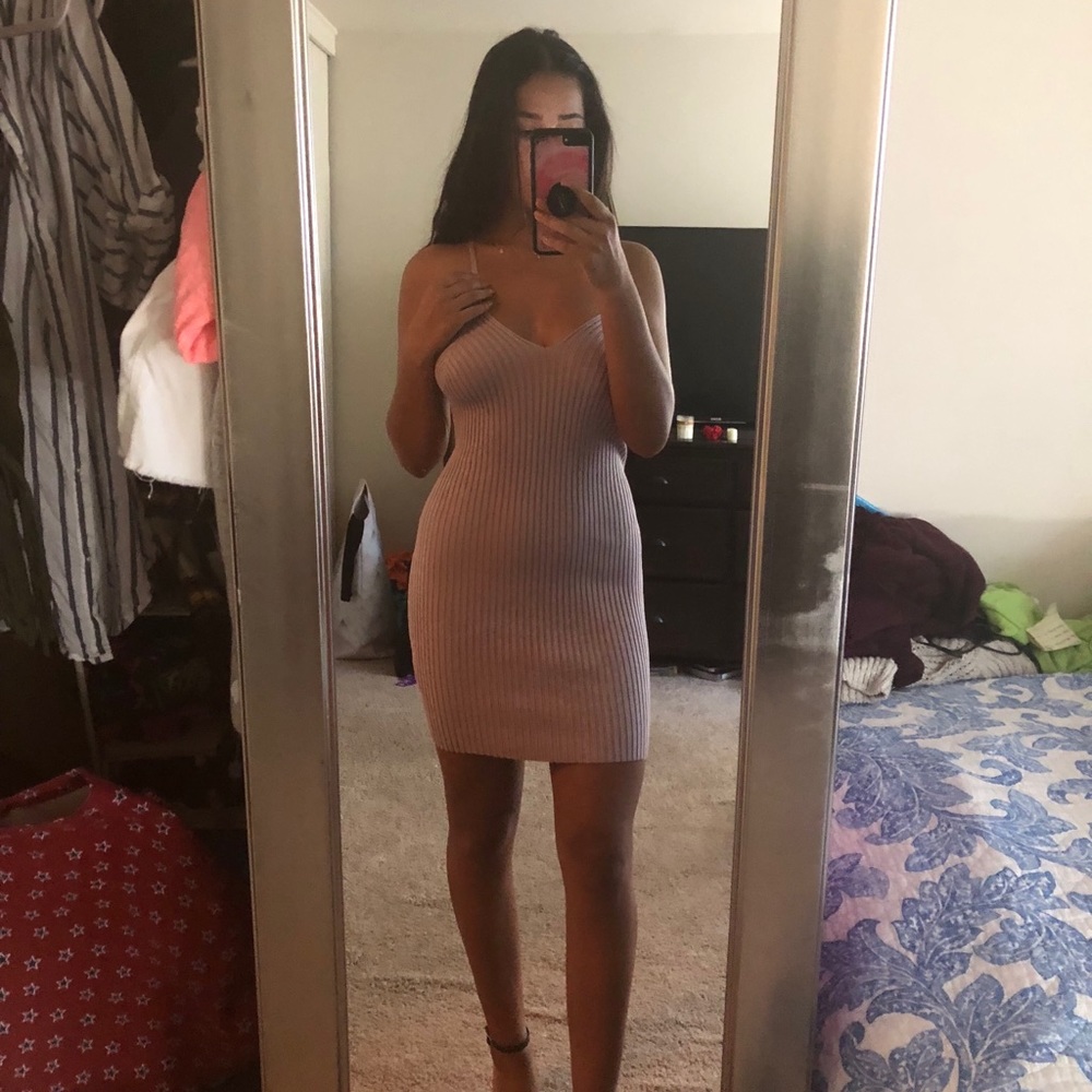 Bodycon knit dress